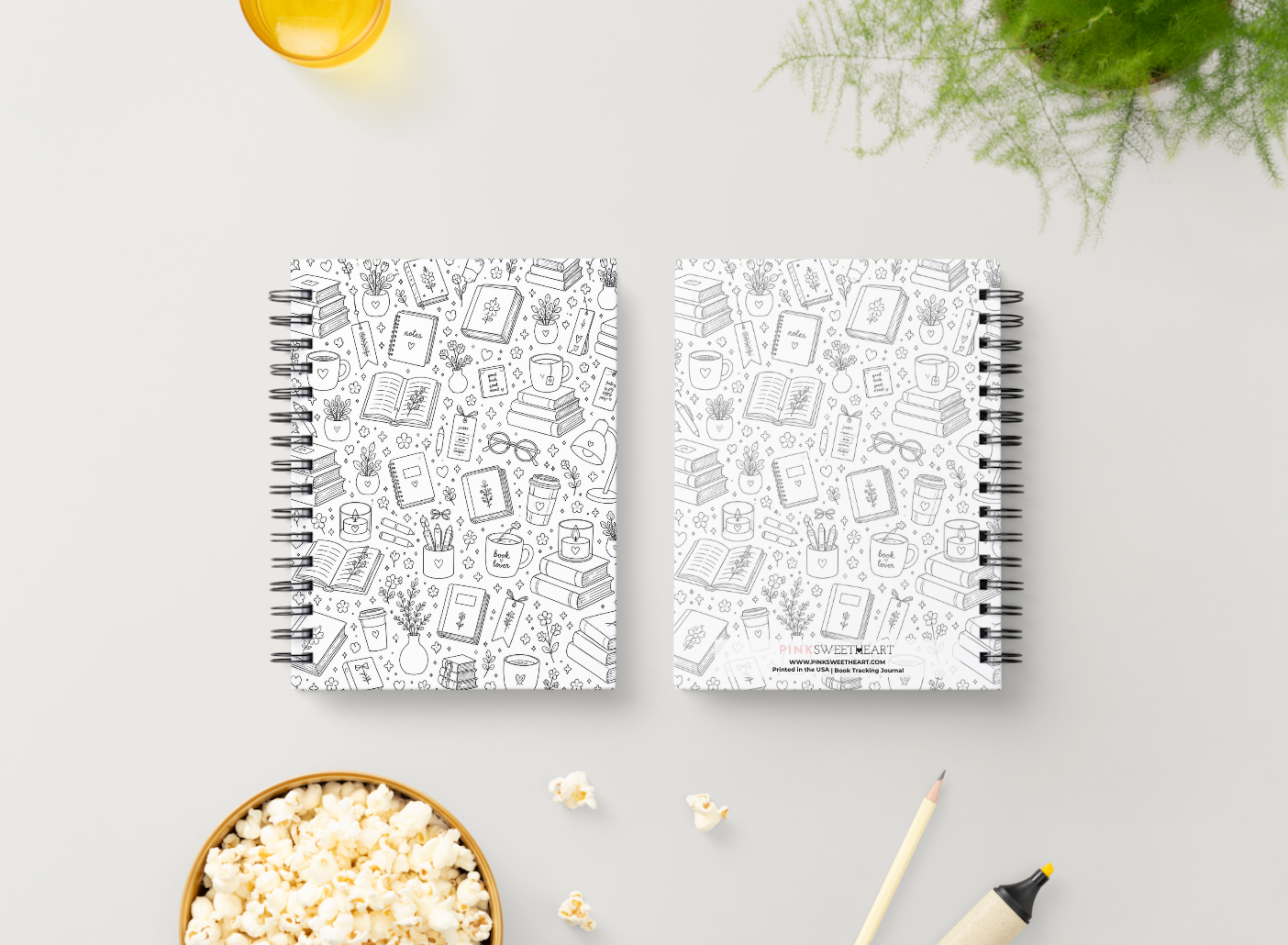 Hardcover Book Reading Journal