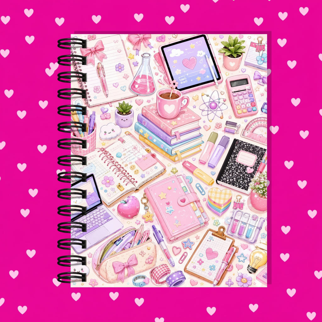 Hardcover Journaling Notebook - Series 1 - Study Session / Dot
