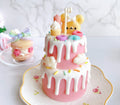 Strawberry Shortcake 2-Tier Pink Mini Dessert Candle - Pink Sweetheart