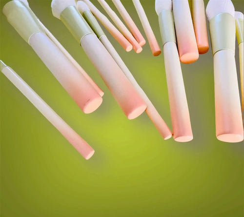Caramel Apple Makeup Brush Set - Pink Sweetheart