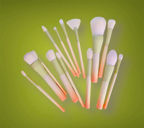 Caramel Apple Makeup Brush Set - Pink Sweetheart