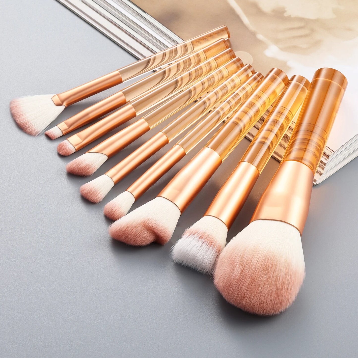 Pumpkin Spice Makeup Brush Set