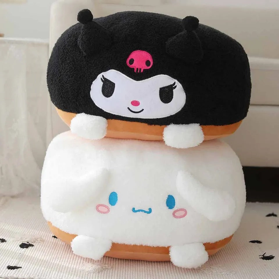 Kuromi Plush Doughnut Cushion