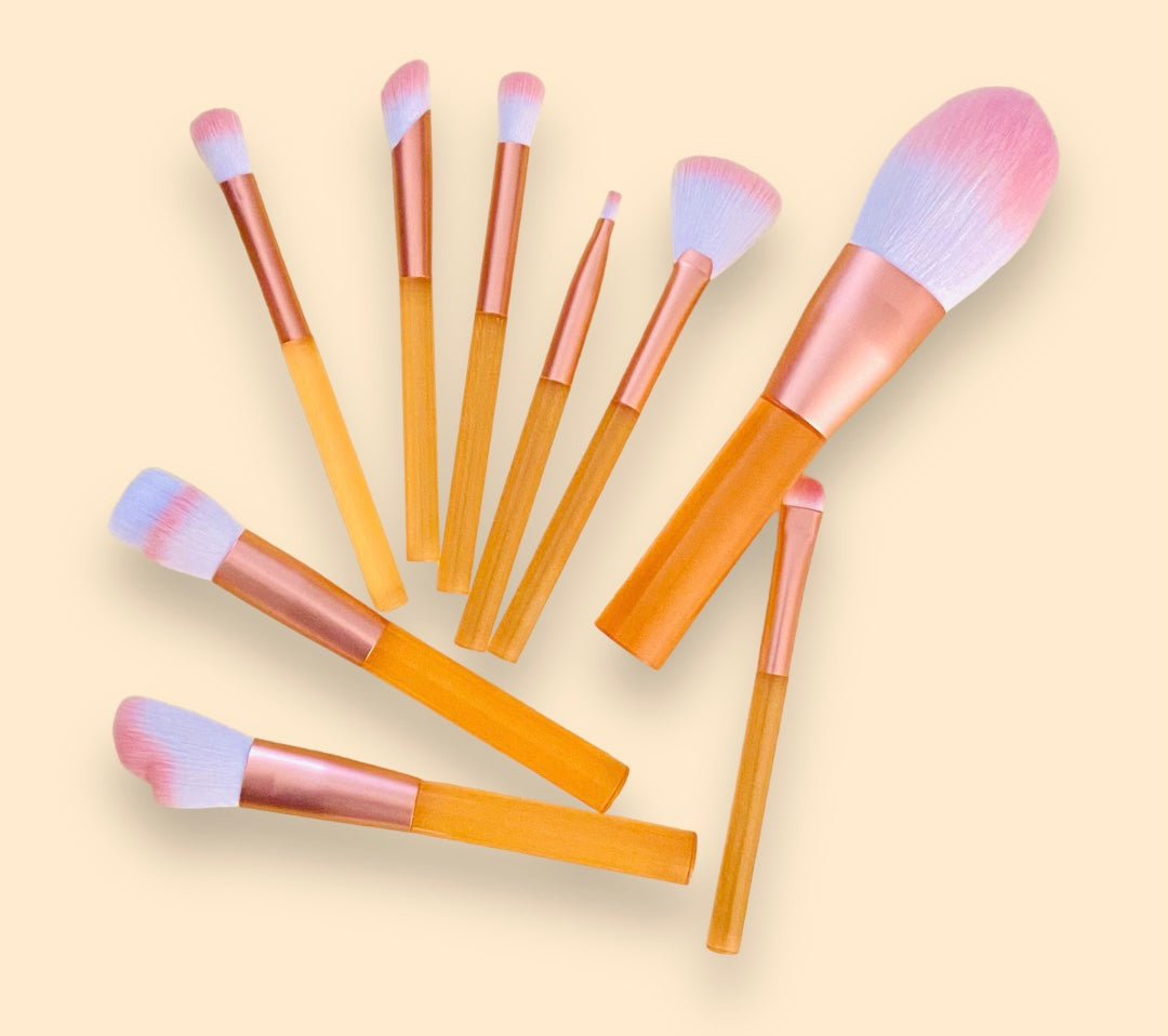 Pumpkin Spice Makeup Brush Set