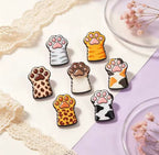 Kitty Paws Enamel Pin Set 7pcs