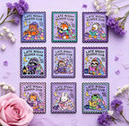 Late Night Reader Enamel Pin Set 9pcs