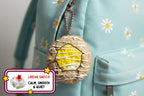 Lemon Thumbprint Cookie Clicker Fidget Keychain - Linear Red
