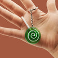 Lollipop Sucker Candy Keychain Charm - Green