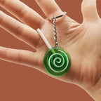 Lollipop Sucker Candy Keychain Charm - Green