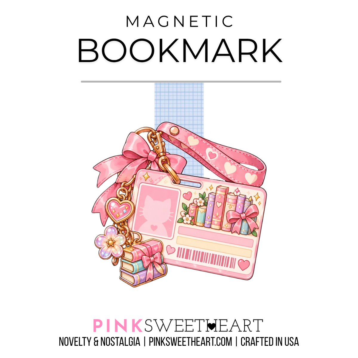 Magnetic Bookmark - Series 1 - Library Card