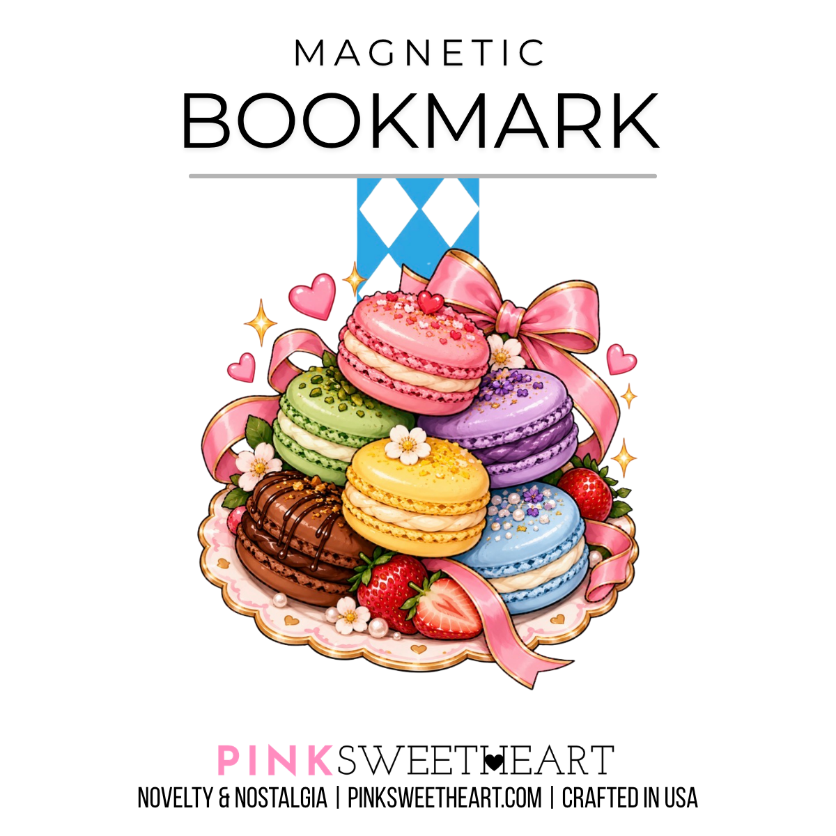 Magnetic Bookmark - Series 1 - Macarons