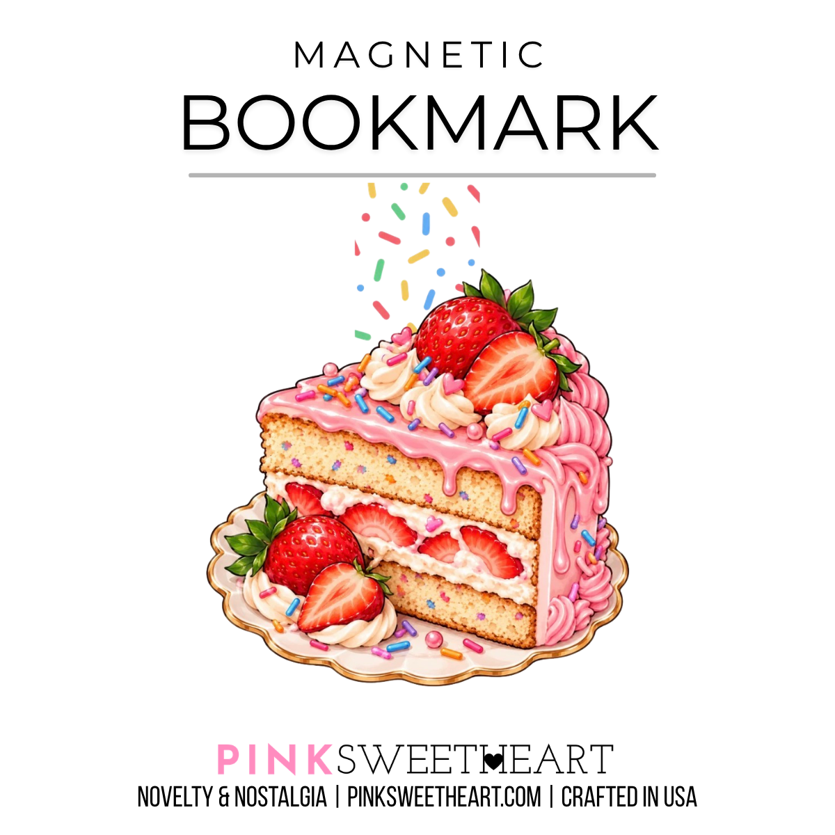 Magnetic Bookmark - Series 2 - Cake Slice