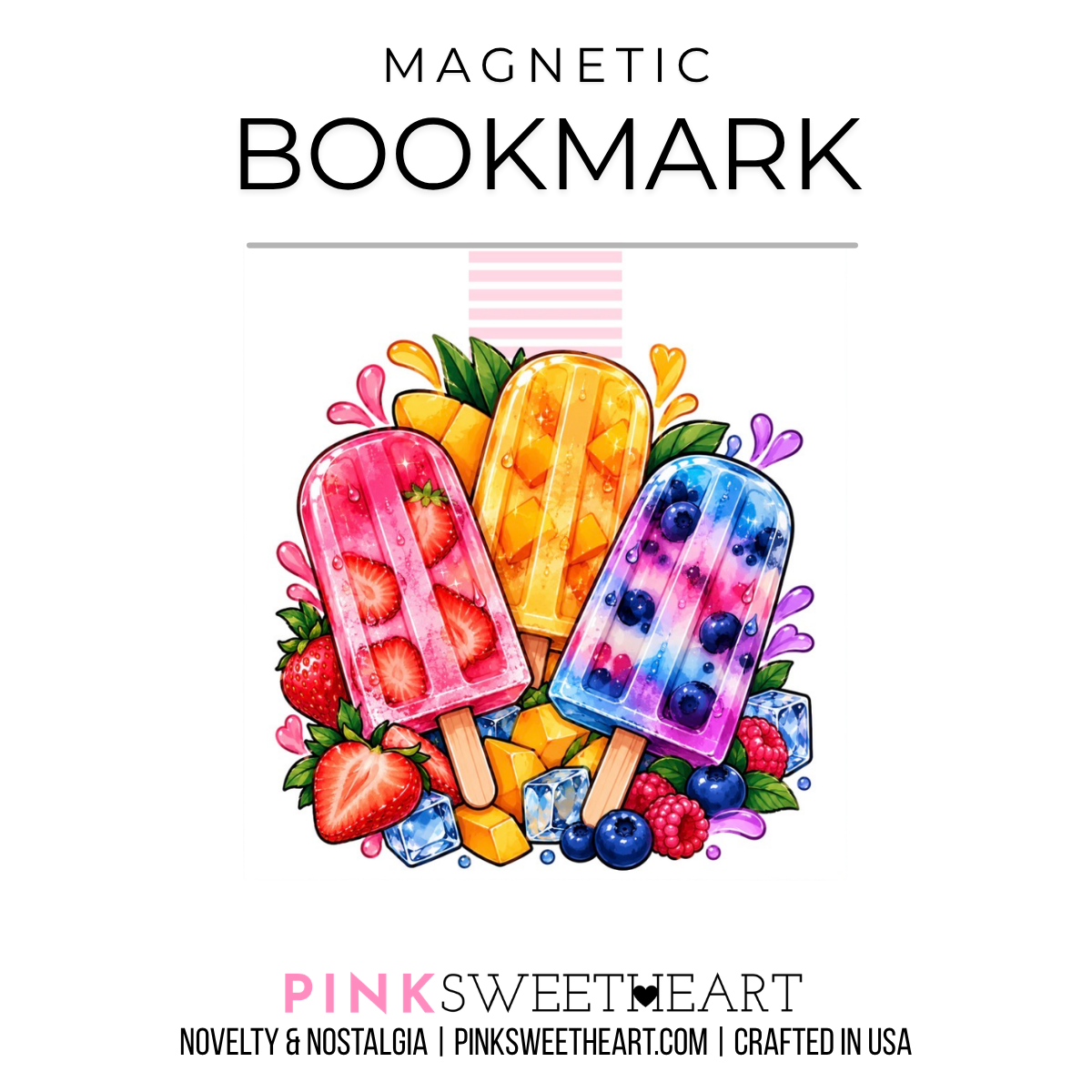 Magnetic Bookmark - Series 2 - Popsicles