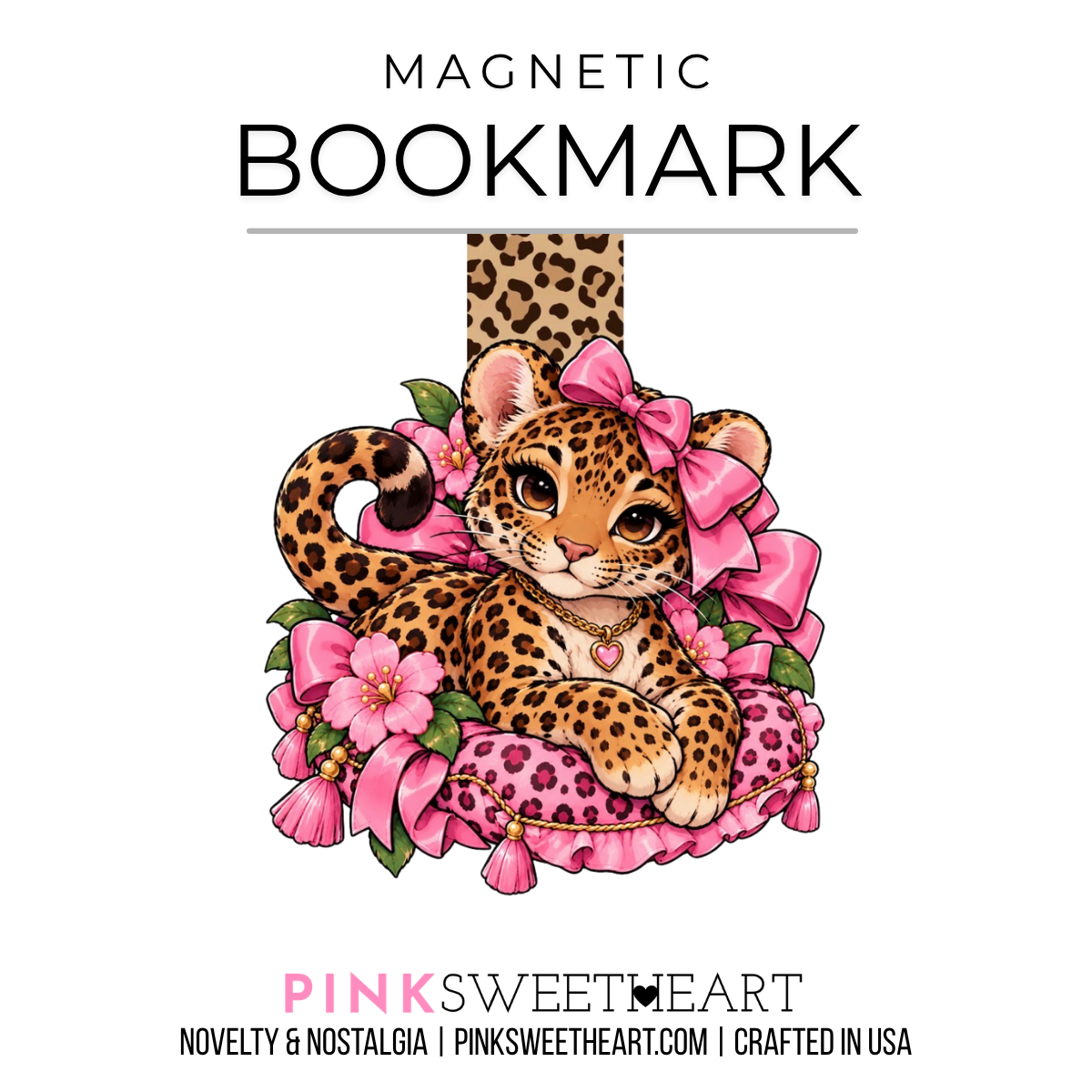 Magnetic Bookmark - Series 5 - Baby Leopard