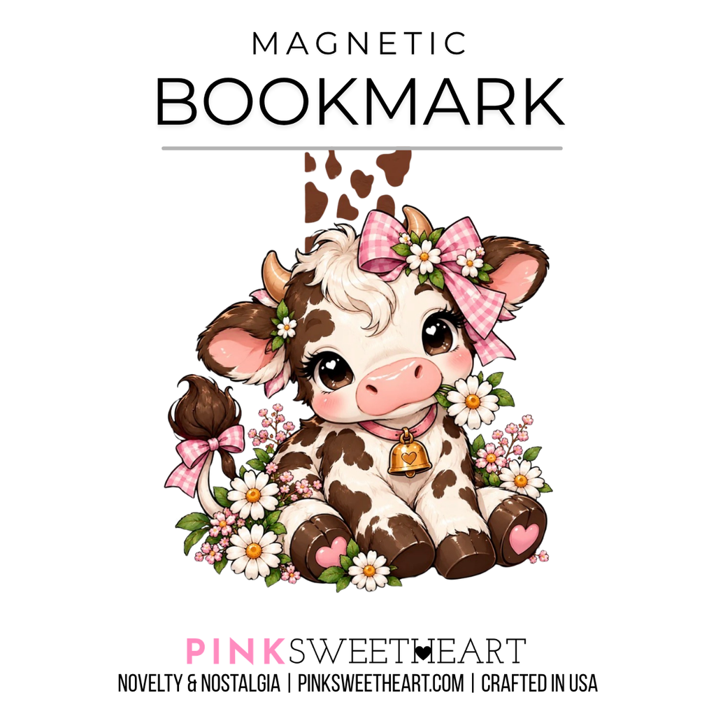 Magnetic Bookmark - Series 5 - Cow Cutie