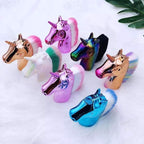 Metallic Rainbow Unicorn Makeup Dusting Brush 1pc
