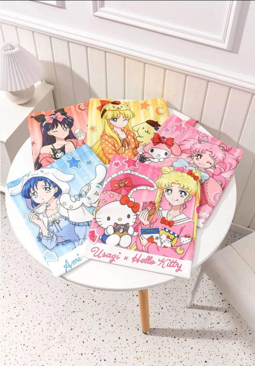 Minako Aino x Pompompurin Yellow Canvas Tote Bag