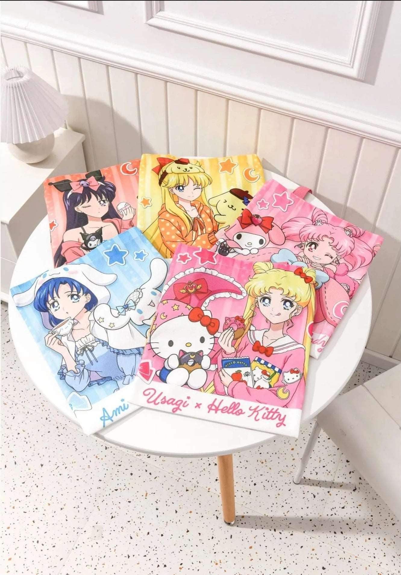 Minako Aino x Pompompurin Yellow Canvas Tote Bag
