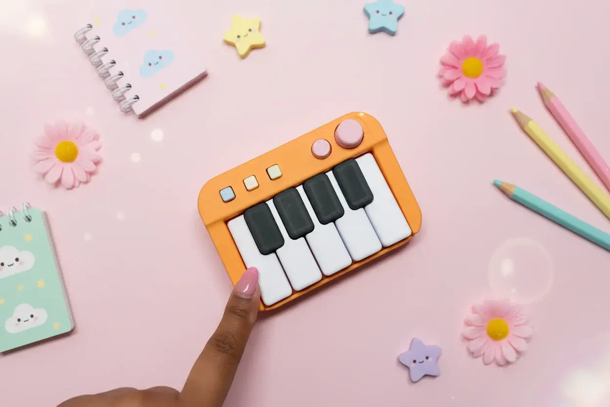 Miniature Piano Multi-Sound Clicker Fidget