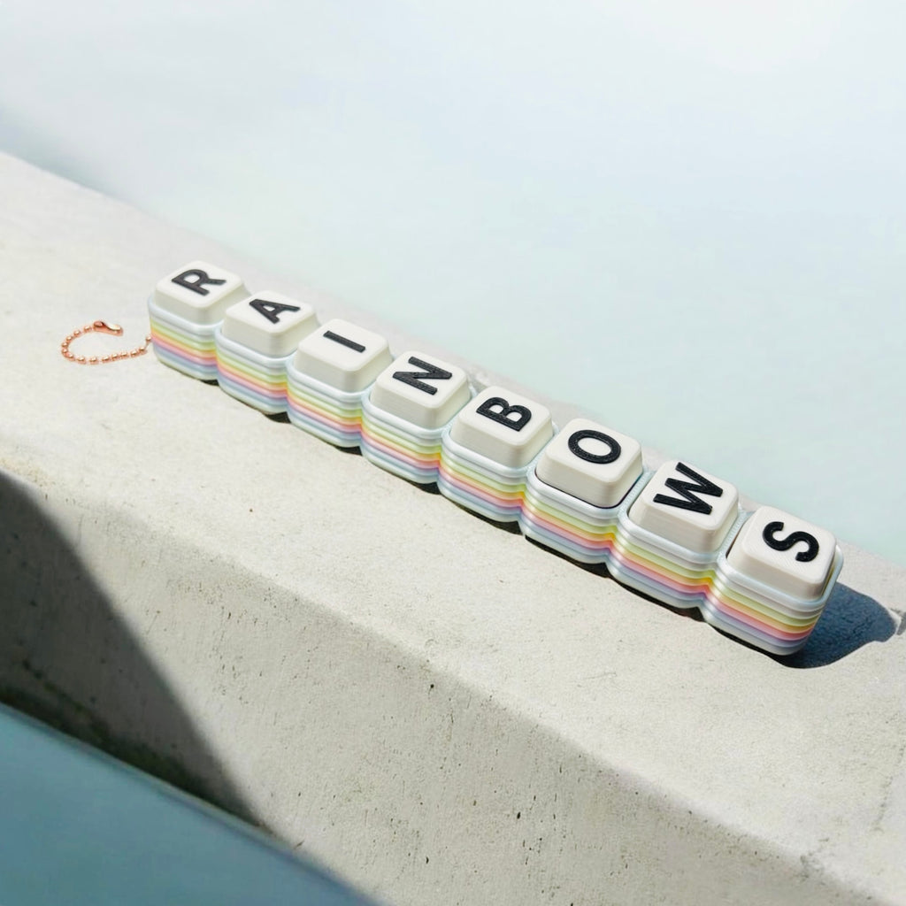 Personalized Clicker Keychain - 8 Letters