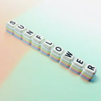 Personalized Clicker Keychain - 9 Letters
