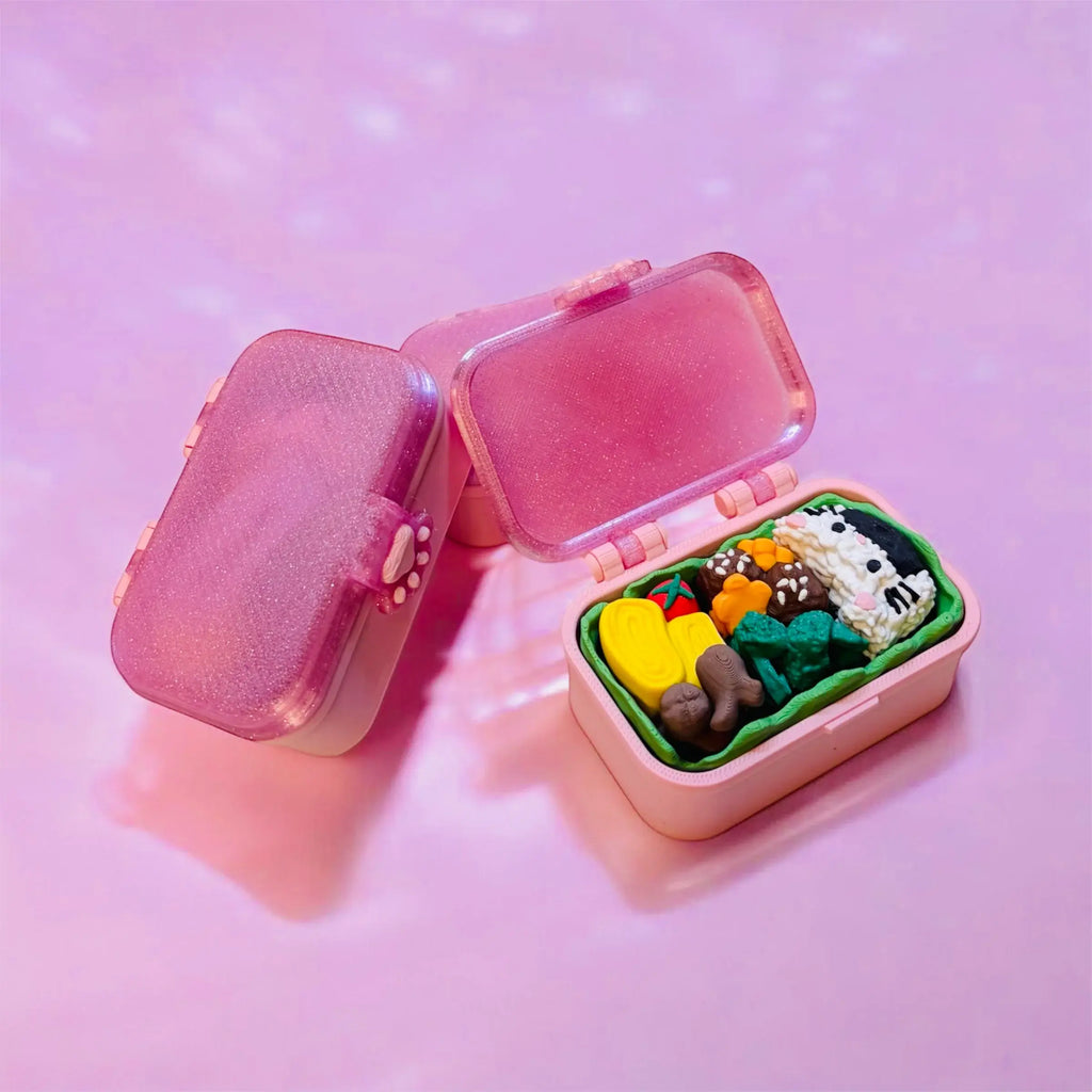 Pink Bento Lunch Box Clicker Fidget