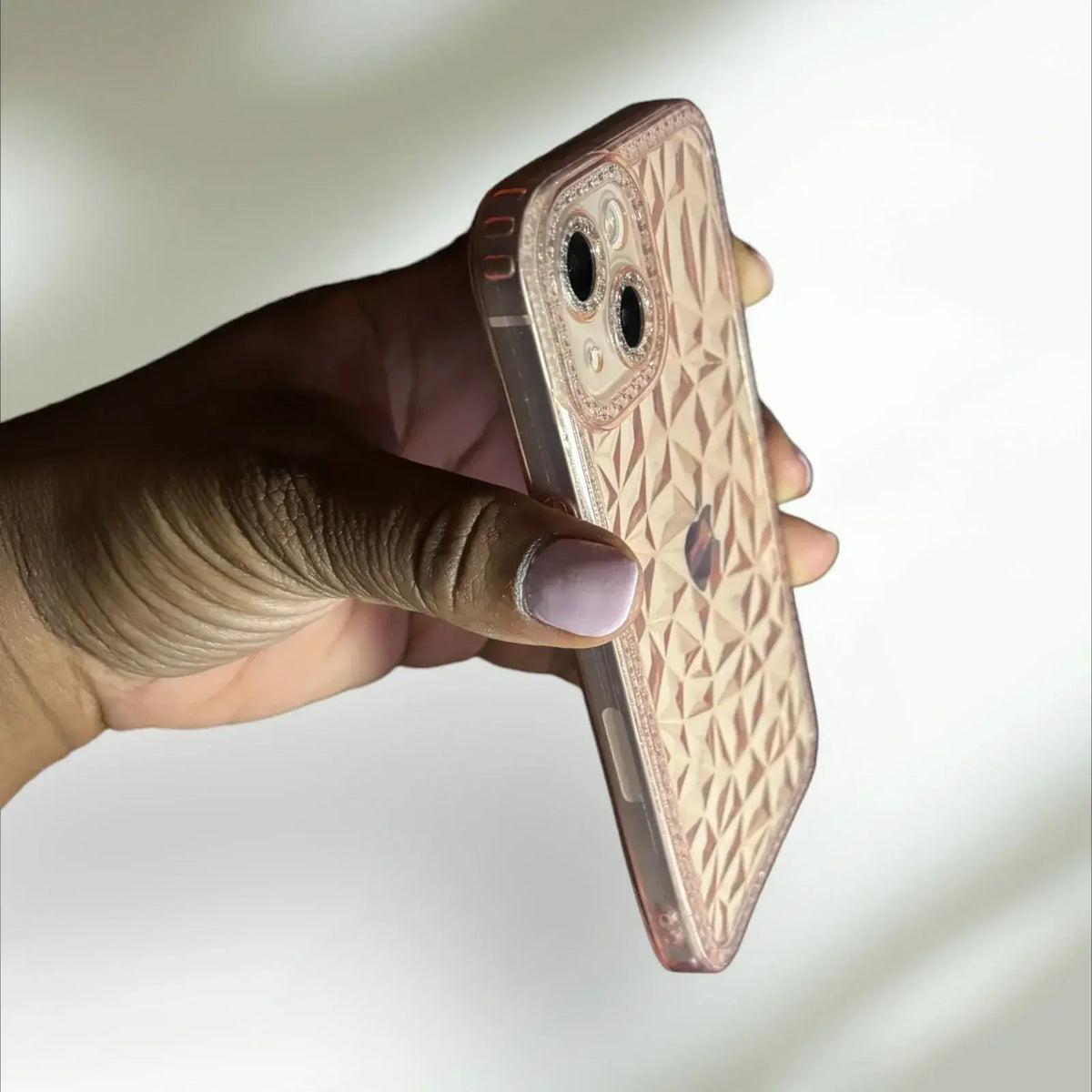 Pink Diamond Cut iPhone 13 Case PREOWNED