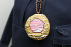 Pink Jelly Thumbprint Cookie Clicker Fidget Keychain