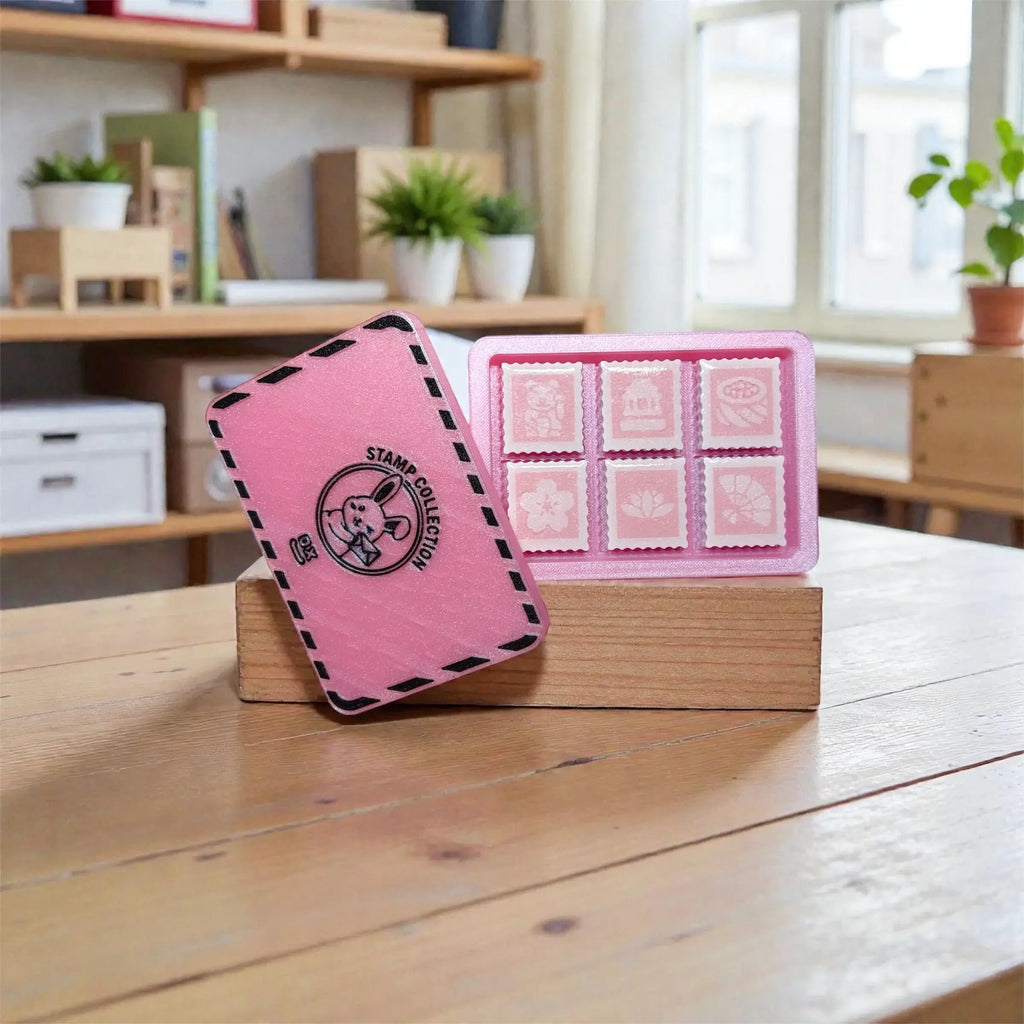 Pink Stamp Collection Clicker Fidget