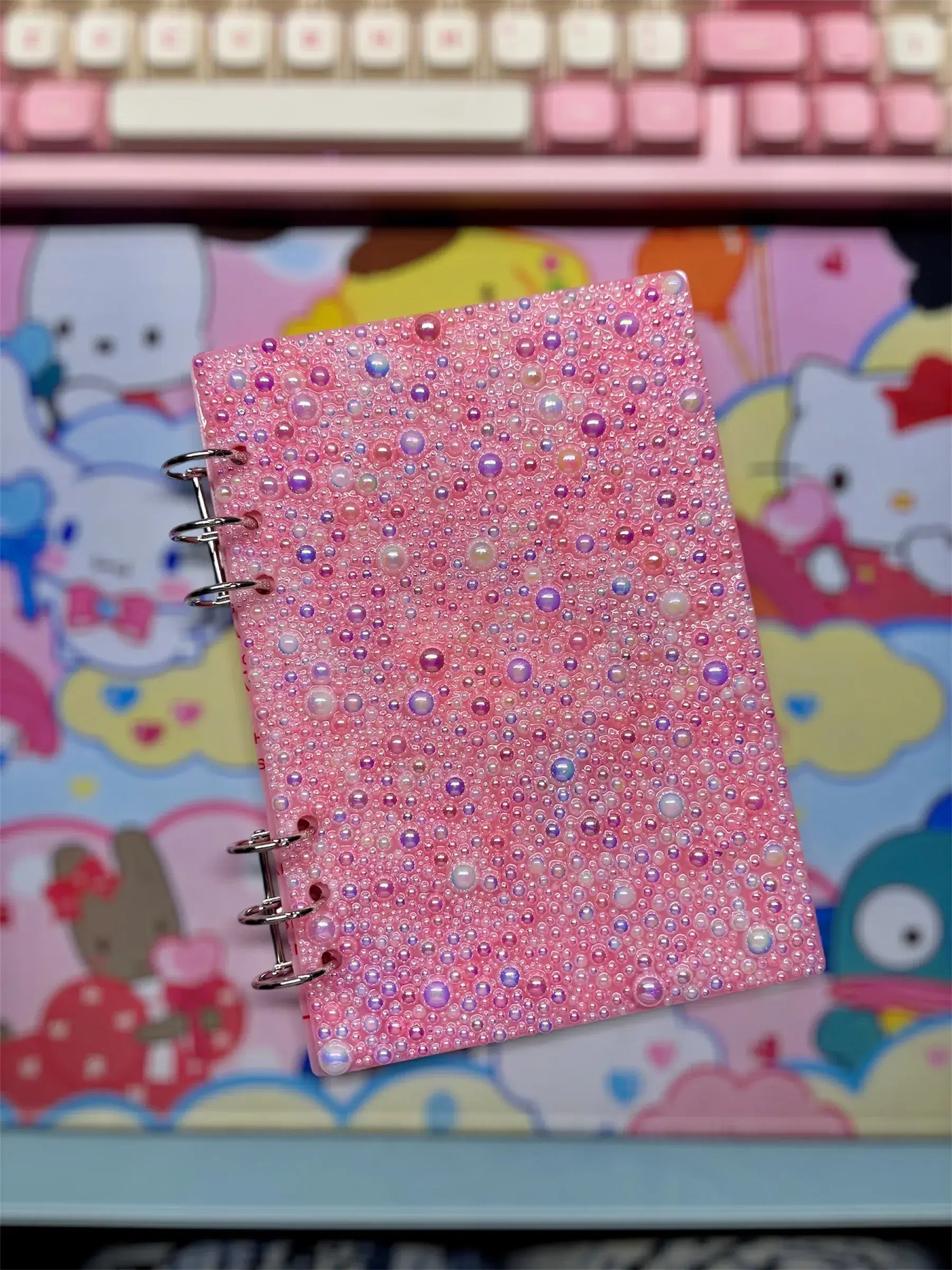 Pink Stardust Pearl Acrylic Binder