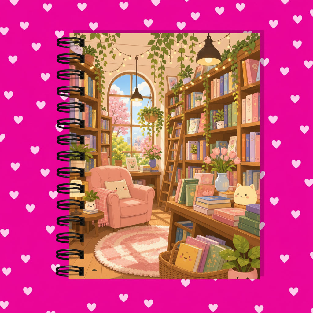 Premium Journaling Notebook - 100 Sheets - Bookstore / Dot