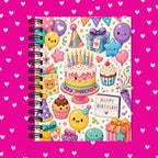 Premium Journaling Notebook - 100 Sheets - Bright Birthday / Dot