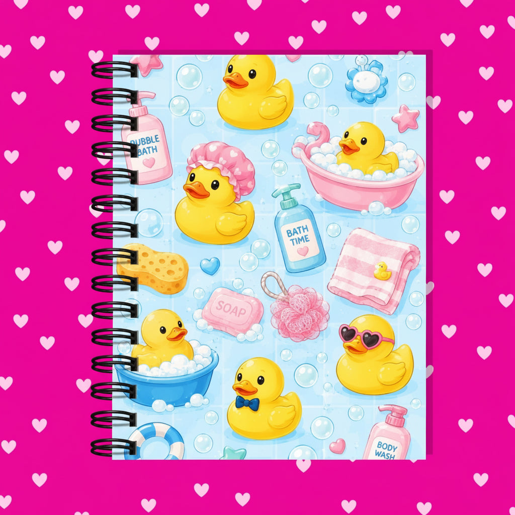 Premium Journaling Notebook - 100 Sheets - Bubble Bath / Dot