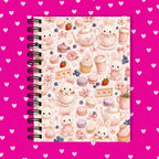 Premium Journaling Notebook - 100 Sheets - Bunny Teatime / Dot