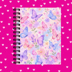 Premium Journaling Notebook - 100 Sheets - Butterfly Haven / Dot