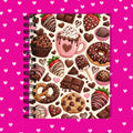 Premium Journaling Notebook - 100 Sheets - Chocolate Lover / Dot