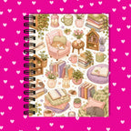 Premium Journaling Notebook - 100 Sheets - Cozy Reading / Dot