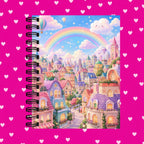 Premium Journaling Notebook - 100 Sheets - Dreamy City / Dot