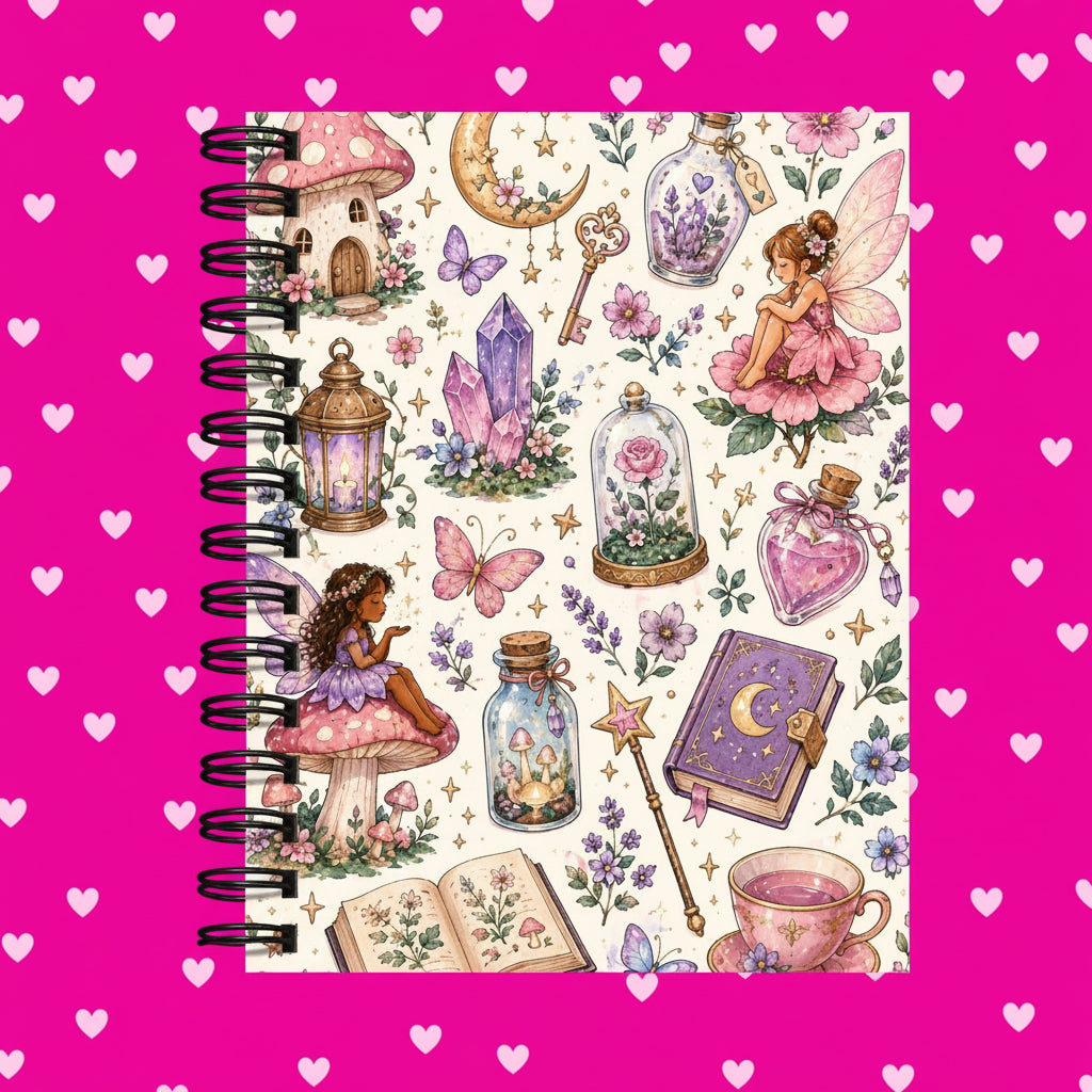 Premium Journaling Notebook - 100 Sheets - Fairy Tale / Dot