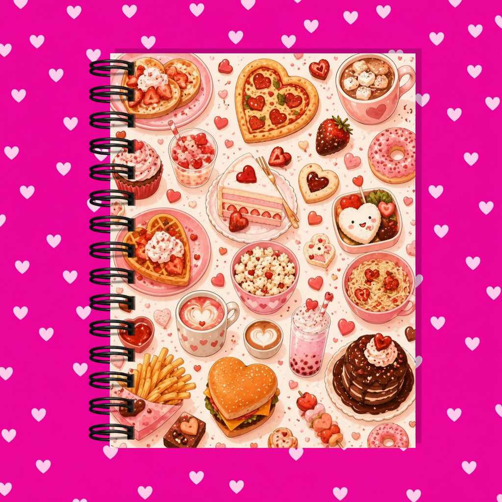 Premium Journaling Notebook - 100 Sheets - Foodie / Dot