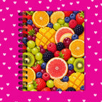 Premium Journaling Notebook - 100 Sheets - Fruit Salad / Dot