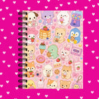 Premium Journaling Notebook - 100 Sheets - Kawaii Cuteness / Dot