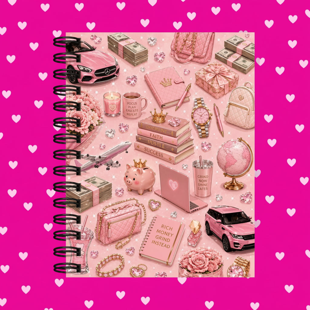 Premium Journaling Notebook - 100 Sheets - Money Maker / Dot