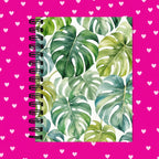Premium Journaling Notebook - 100 Sheets - Monstera / Dot