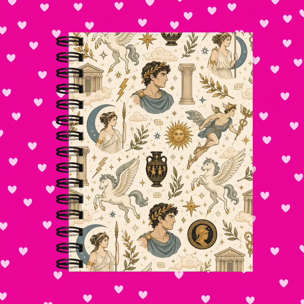 Premium Journaling Notebook - 100 Sheets - Mythology / Dot