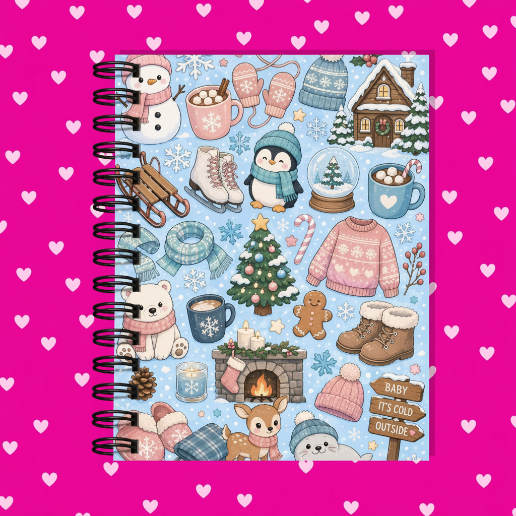 Premium Journaling Notebook - 100 Sheets - Perfect Winter / Dot