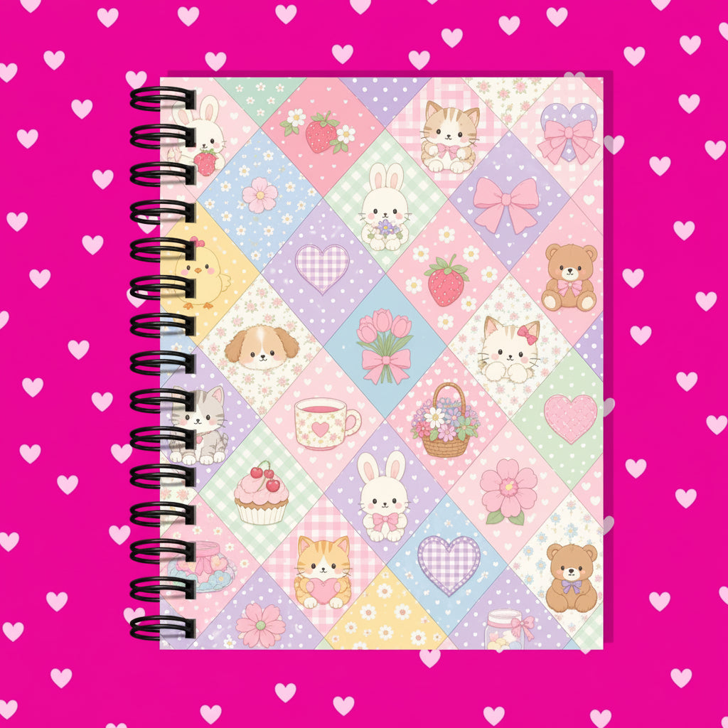 Premium Journaling Notebook - 100 Sheets - Quilted / Dot