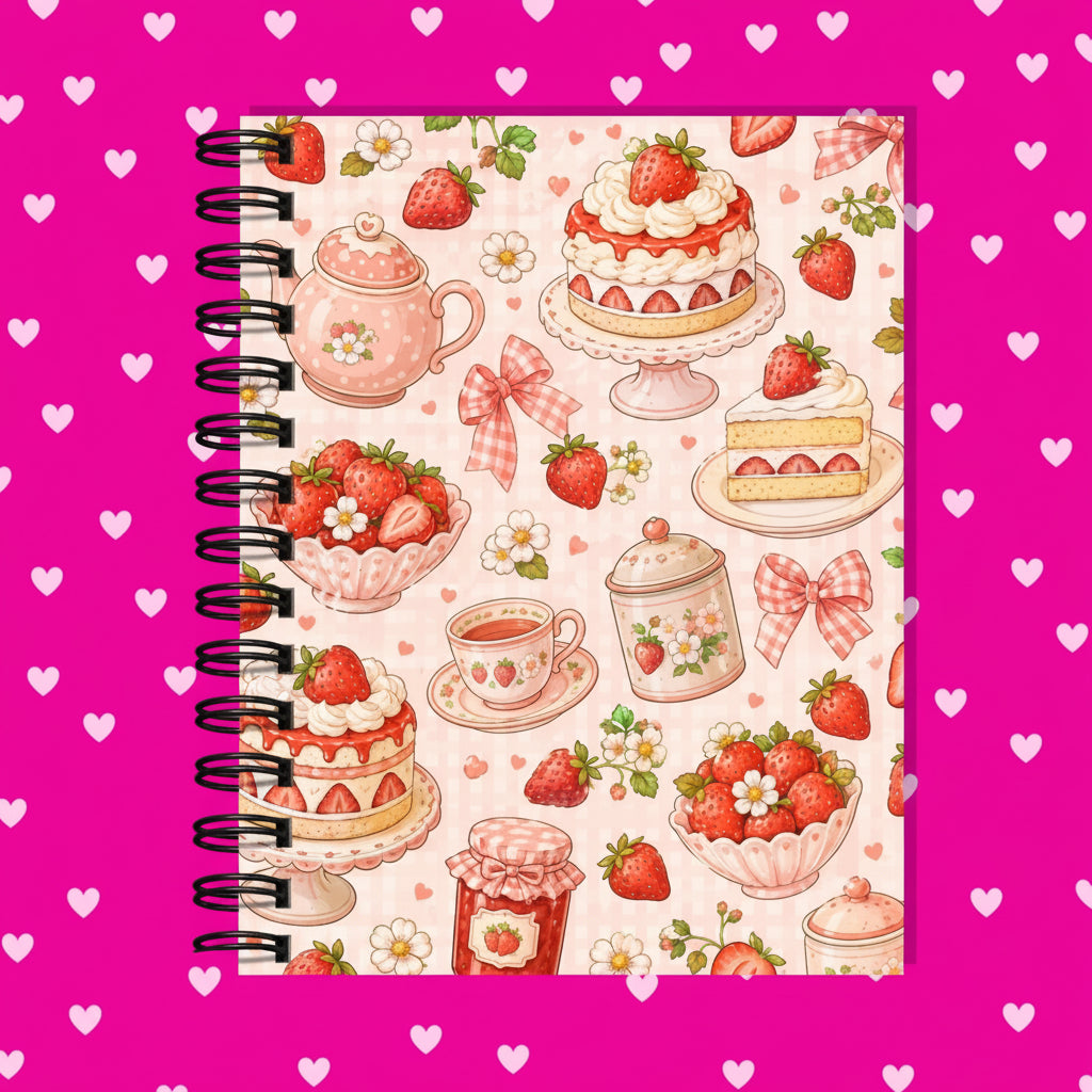 Premium Journaling Notebook - 100 Sheets - Shortcake / Dot