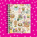 Premium Journaling Notebook - 100 Sheets - Spring Season / Dot
