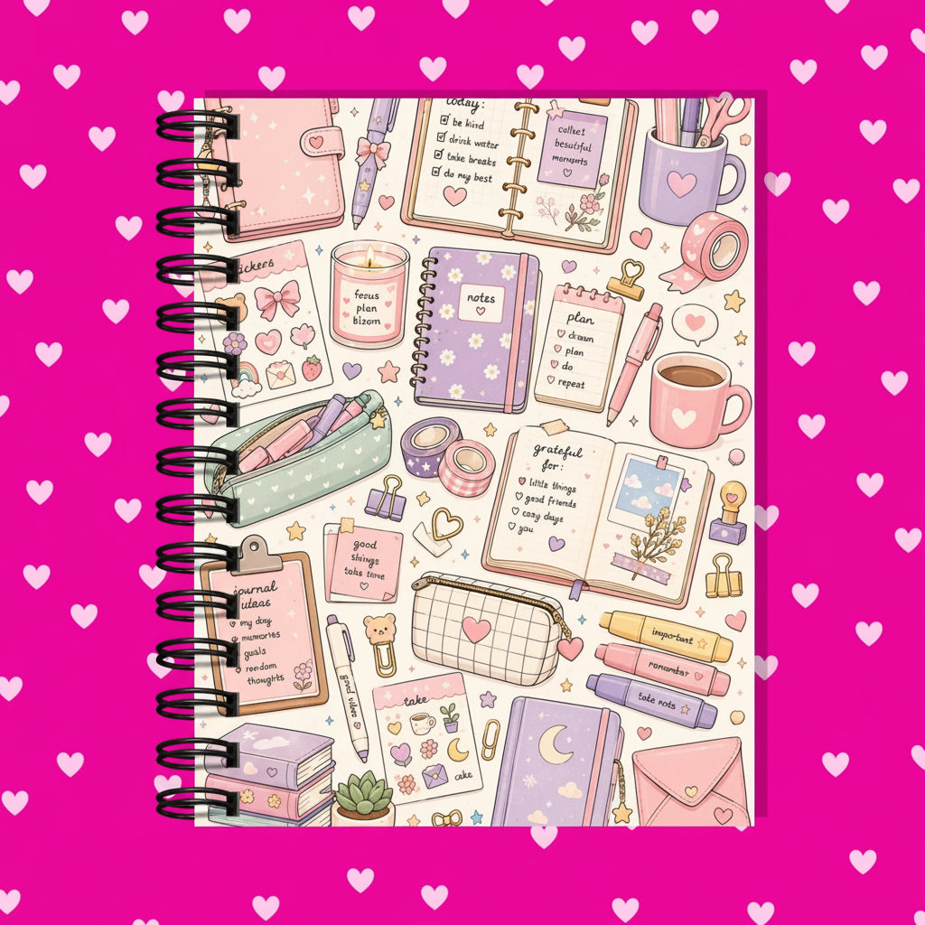 Premium Journaling Notebook - 100 Sheets - Stationery / Dot